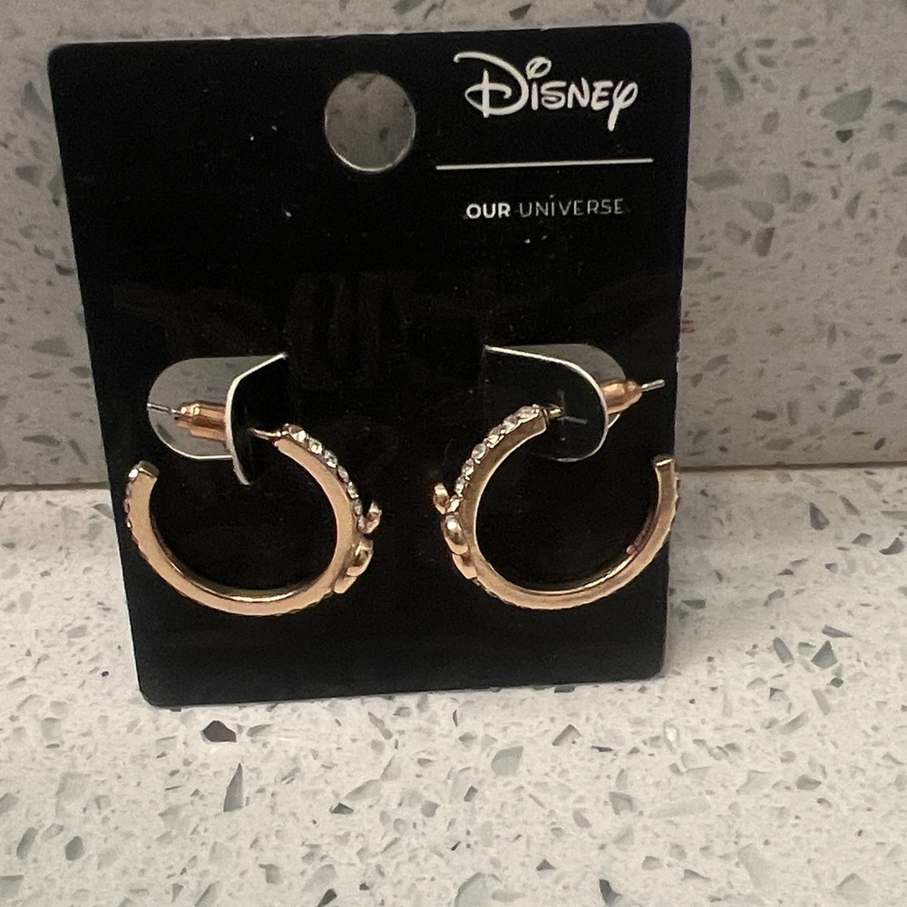 Disney Two-Tone Hoop Earrings